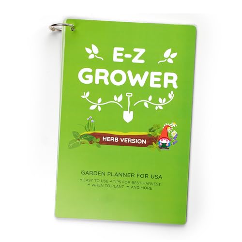 EZ Grower Garden Planner | Tips & Tricks | Gardening Zones for USA | Perfect for Beginners | Made in USA (Herb Edition)