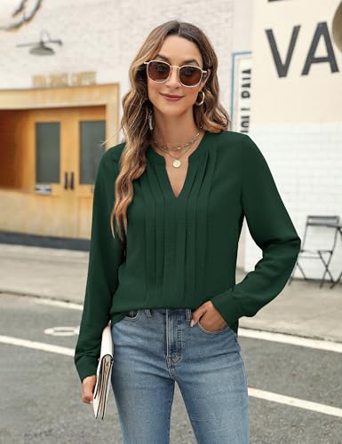 Image of Blooming Jelly Women's Long Sleeve Blouses Dressy Casual Business Work Tops