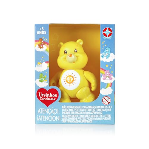 Brinquedos Estrela - Boneco Vinil Ursinhos Carinhosos Sol, Amarelo, 7,5 cm