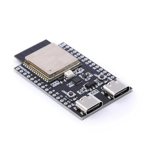 TECNOIOT 1 Stück ESP32-C6 Dual Typ-C Entwicklungsboard N16 16 MB Flash ESP32 WiFi + Bluetooth WiFi6