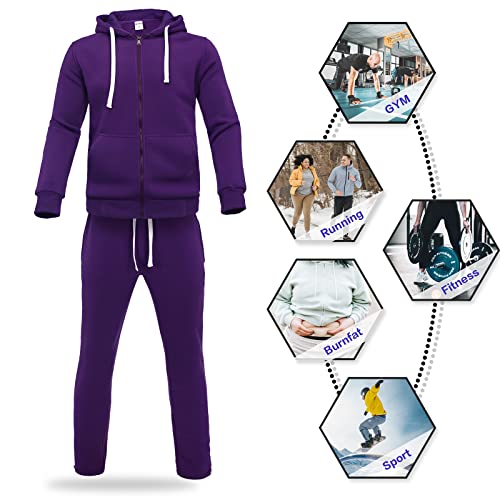 Men's Tracksuits Sweatsuits 2 Piece Casual Sweat Jogging Suit Set Athletic Full Zip Hoodies and Sweatpant Outfits3