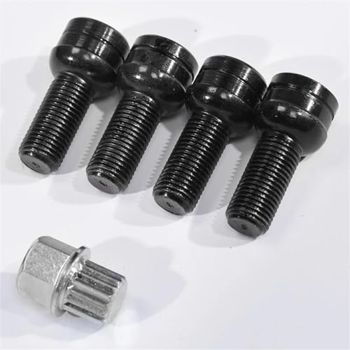 Tuerca de seguridad cubo de rueda tornillo de neumático 17mm para mantenimiento coche