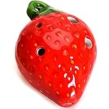 Ocarina Flutes - Musical Instrument，Ocarina 4 Hole for Beginner, Music Instrument Gift Idea, Mini Ceramic Ocarina Instrument for Adults and Student Music，Smoked Straw Ocarina with Sheet Music