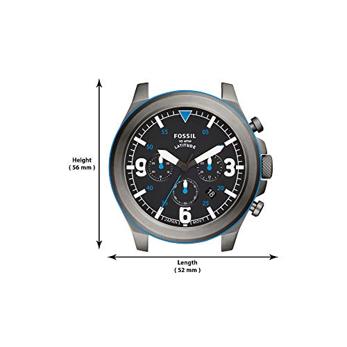 Buy Fossil Latitude Analog Black Dial 