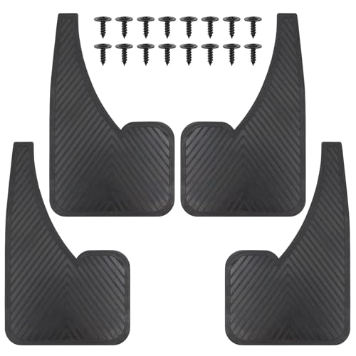 Tvzrktwp Wear-Resistant car mudguards for VW Transporter T4 T5 T6 Multivan Caravelle,Fender Splash Guards Mud Flaps Car Fenders 4-Piece Car Mud Flap
