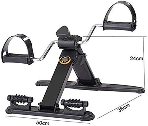 Mini bicicleta ejercitadora plegable con resistencia ajustable miniatura 2