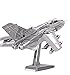 SY-Heat Aerei Puzzle Modello, Metallo 3D Puzzle Militare Modello del combattente per Adulti Puzzle Decorazioni Aircraft Amanti Raccolta commemorativa Regalo