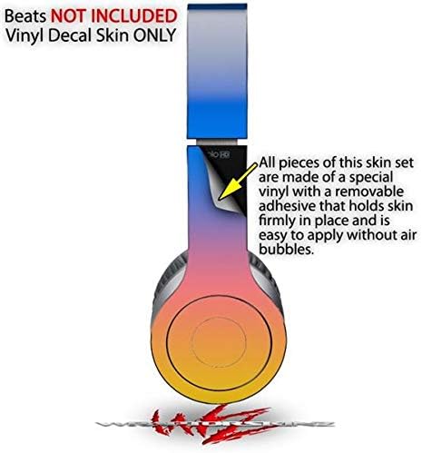 Skin Decal Wrap Works with Original Beats Solo HD Headphones Smooth Fades Sunset Skin Only (Headphones NOT Included)