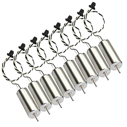 DaFuRui 8 Pack 8520 Motor 8.5x20mm Coreless Brushed Motor 3.7V
