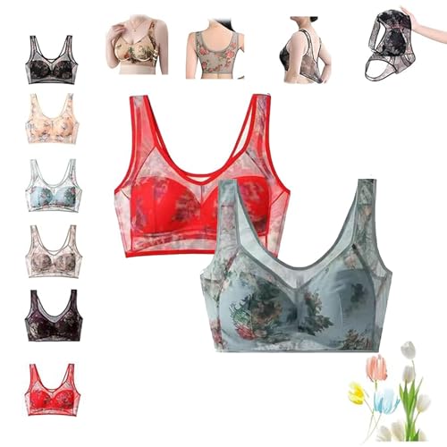 Soutien-gorge rafraîchissant à couverture totale, effet push-up naturel et sans armature