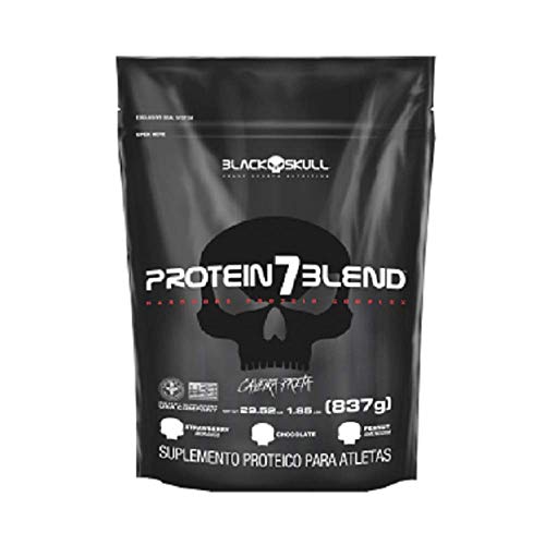 Protein 7 Blend - 837g Refil Strawberry - Black Skull, Black Skull