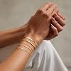 Krfy 5Pcs Gold Plated Bracelets for Women Trendy, Bracelet Stack Non Tarnish Waterproof Bracelets for Women Fashion Accessories with Paperclip Herringbone Figaro Cuban Twist Chains #2