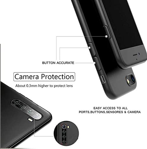 Image of Mobile Back Cover Case for Oneplus 8T| Oneplus 8T 5G (Silicone Case|CameraProtection|Black SC1510)