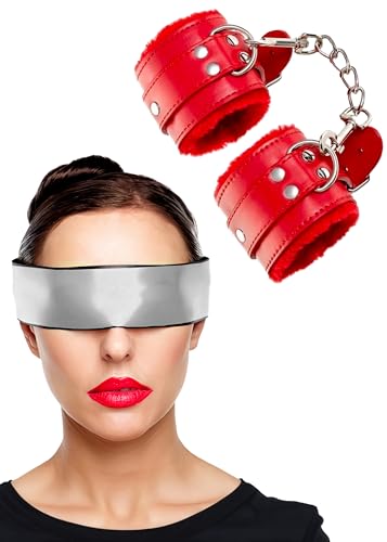 Satin Eye Mask Sleep Mask - Red Blindfold Satin Eye Mask