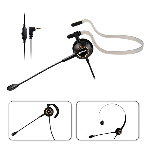 TriProC 3-in-1 Hands-Free DC 2.5mm Monaural Telephone Headset for Landline Phones,with Volume Adjuster, 3 Kinds of Wear Mode,Compatible for Jabra Cisco Polycom Panasonic TriProC 3-in-1 Hands-Free DC 2.5mm Monaural Telephone Headset for Landline Phones,with Volume Adjuster, 3 Kinds of Wear Mode,Compatible for Jabra Cisco Polycom Panasonic