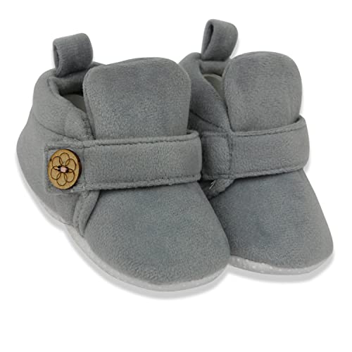 Image of Neska Moda Baby Boys & Baby Girls 6 to 12 Months Velvet Booties