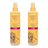 Burt's Bees for Pets Waterless Shampoo Spray for Dogs with Apple and Honey, 2pk, 99.1% Natural Origin Formulas, Waterless Dog Shampoo - Gentle Dry Shampoo for Dogs, Best Dog Shampoo, 2pk, 10 oz
