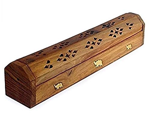 oon Furniture House Wooden Incense Holder Brown