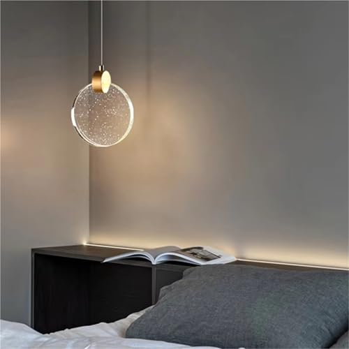 Modern Minimalist Bubble Glass Dining Room Crystal Chandelier Living Background