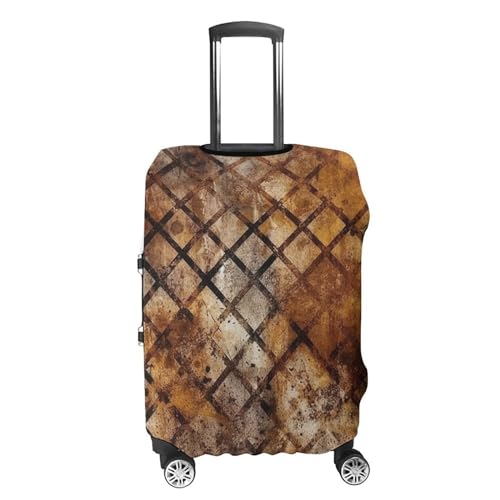 Travel Luggage Cover Washable Suitcase Cover Dark Square Pattern Fashion Suitcase Protector Carry On Luggage Covers Protector Suitcase Fits 19"-32" Luggage4