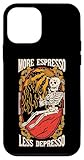 Photo Gallery vintage coffee art, coffee pun «more espresso, less depresso» custodia per iphone 12 mini Photo Gallery vintage coffee art, coffee pun «more espresso, less depresso» custodia per iphone 12 mini