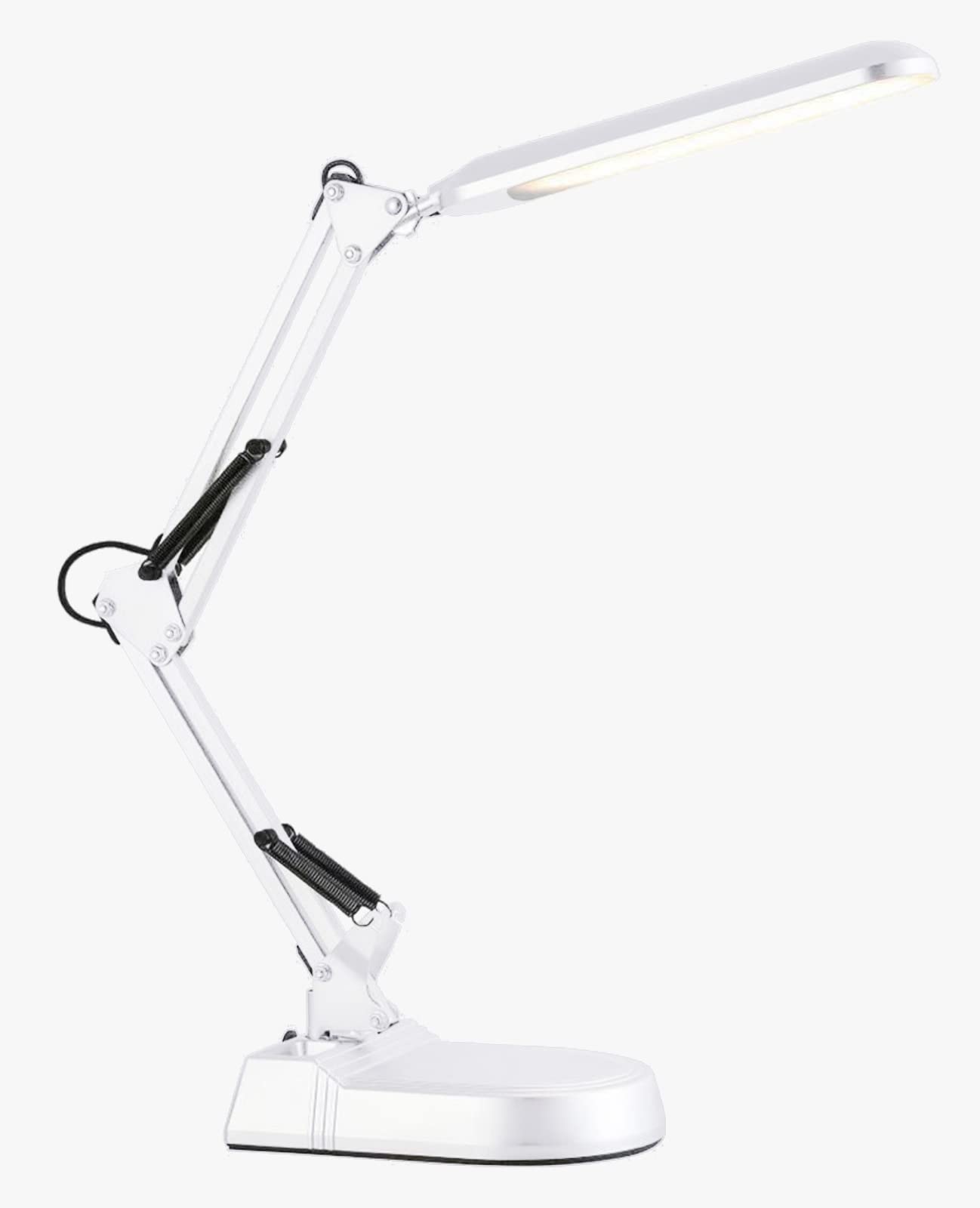 BEL AIR HOME - Lámpara Flexo Led 10W de Escritorio Articulable Bridge - Protección ocular - 3 temperaturas de luz 3000-4000-6000K (BLANCO)