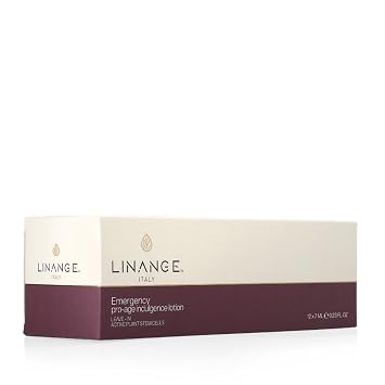LINANGE Emergency Pro-Age Indulge Lotion Intensive Repair Treatment with Plant Stem Cells for Damaged or Chemically Treated Hair, 12 x 7ml