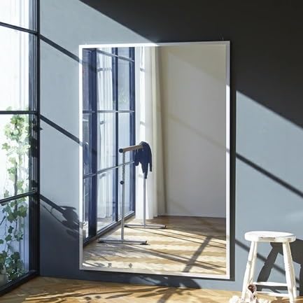 リフェクスミラースポーツミラー壁面式 (フィルムミラー) RM-13 (幅120.6cm×高さ180.6cm×厚み2.7cm)|軽量 鏡 姿見 全身鏡 リフェクスミラー 壁掛けミラー インテリア 家具 防災 着付け 着替え ダンス ファッション 日本製 [0400]