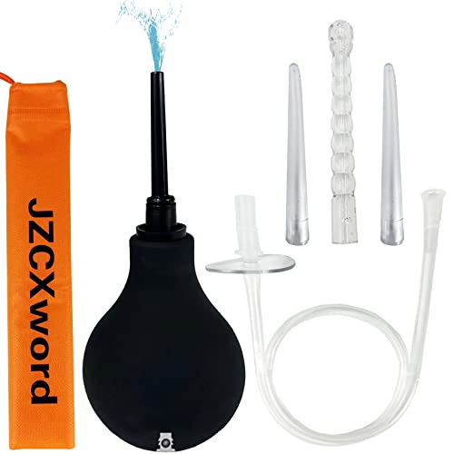 Enema Bulb Kit Douche Cleaner for Men Women 9.3oz Enama Bulb 19.7...