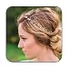 Catery Bride Wedding Headband Pearl Hair Vine Bridal Hair, Gold, Size No Size