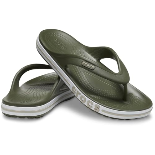 Image of Crocs Men's and Women's Bayaband Flip Flop | Casual Flip Flops | Shower Shoes
