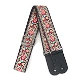 Morris モーリス MS04-02 ギターストラップ RED レッド