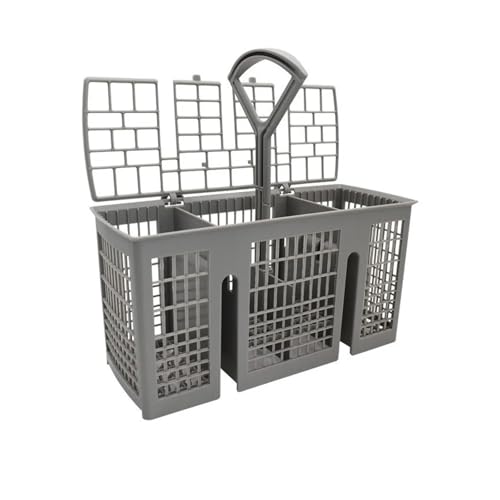 Cesta For Cubiertos Universal For Lavavajillas Con Mango Extraíble, Compatible Con Siemens