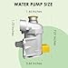 PUAMRPTS Electric Engine Water Pump Compatible with S60/V60/XC60 2014-2024, XC90 2016-2024, S80 S90 V90 XC40 XC70, 2.0l 4 cylinder Turbo, Replaces #OE 31368715