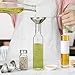 Aieve Stainless Steel Funnels, Set of 3, Silver, Small, for Filling Bottles, Transferring Liquid and Dry Ingredients, Oil and Spices