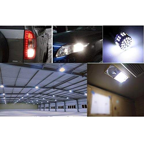 Autoboy 2Pcs Super Bright White 1156 1206 50-Smd 6000K Car Led Bulbs For Car Rear Turn Signal Lights Interior Rv Camper Dc 12V #TOP6