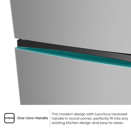 Hisense HTM55250D2, 328 Litres Top Mount Refrigerator, No Frost Technology, Big Door Balcony, LED Interior Light, Multi Air Flow, 90°Door Design, Silver