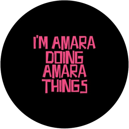 Miniatura 3 de I'm Amara doing Amara things PopSockets PopGrip intercambiable