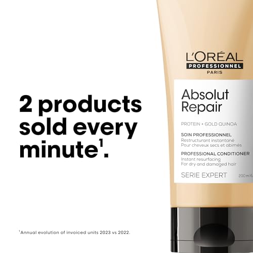?Oréal Professionnel Serie Expert Absolut Repair Après Shampoing Régénérateur En Profondeur Pour Cheveux Secs Et Abîmés 200 Ml - vue 8