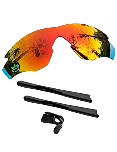 Image of Raydi Polycarbonate Replacement Lenses & Rubber Kits for Oakley M2 Frame Rectangular Sunglasses