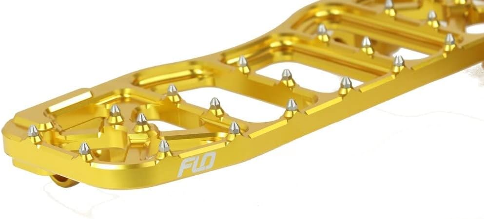 Flo Motorsports FPEG-800V5GLD V5 Moto Floorboard - Gold
