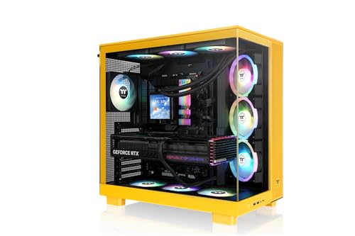 Thermaltake View 380 XL TG ARGB | Mid Tower PC‑Gehäuse | 4‑mm Tempered Glass | E‑ATX & XL‑Mainboard Support | USB‑C Front I/O… – Ansicht 7