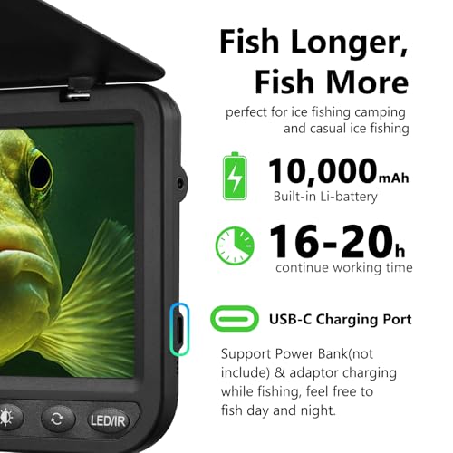 Fishpro [2024 Upgrade ] 7'' Underwater Fishing Camera thumb #4
