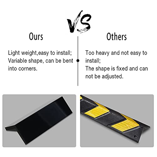 Garage Wall Guards Foam Car Door Protector Wall Bumper Guard For Parking Garages - Garage Wall Guards -Wall Edge Protector Protect Your Car - Wall Corner Edge Bumpers (4 Pack, Corner) #TOP4