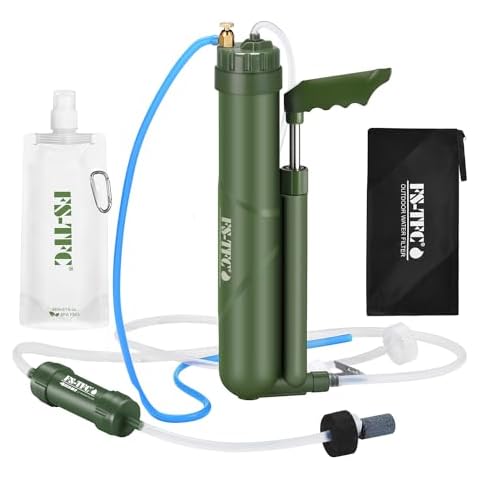 FS-TFC Portable Reverse Osmosis Water Filtration System 0.0001 Micron Super-high Precision Water Purification Survival Gear for Hiking, Camping, Travel, and Emergency Preparedness Cover