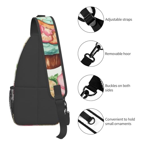 Bolso bandolera cruzado para viaje y senderismo miniatura 4