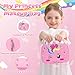 PERRYHOME Kids Makeup Kit for Girls, Kids Makeup Sets for Girls 5-8 Unicorn Washable Real Cosmetic Set Nail Polish Set, Toddler Birthday Gifts Princess Toys for 3 4 5 6 7 8 9 10 11 12 Year Old (Pink)