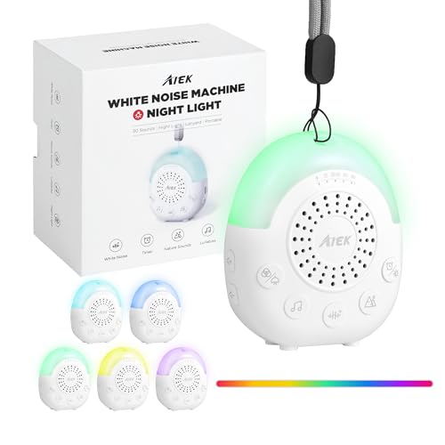 Machine à Bruit Blanc Portable, 30 Sons Apaisants, White Noise