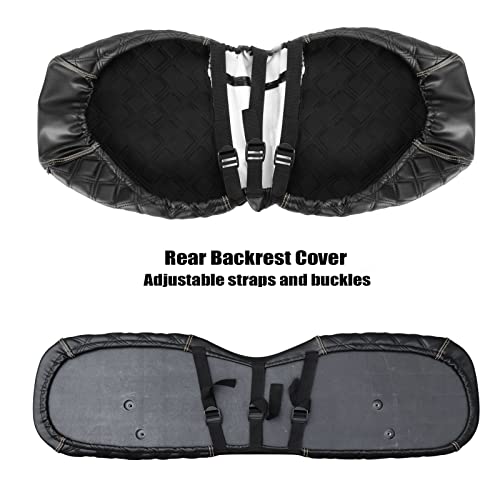 Roykaw Golf Cart Rear Seat Cover For Ezgo Club Car Yamaha, Back Seat Cover For Common Seat Cushion Aftermarket Rear Seat Kit, No Stapler Required #TOP6