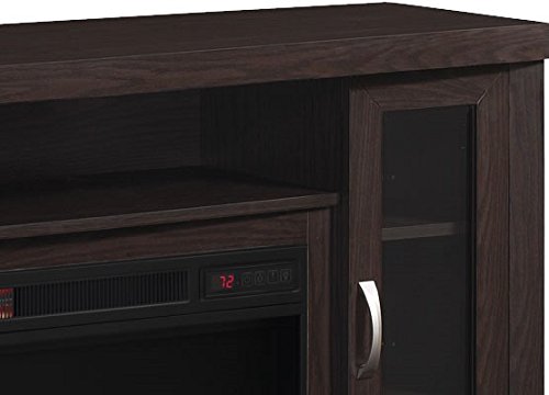 Classic Flame Hutchinson 70" Infrared Electric Fireplace Entertainment Center & 42" Linear Firebox - Oak Espresso, 42Mm3115-Pe91 & 42Ii042Fgt #TOP6